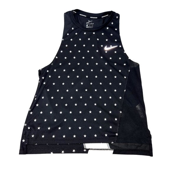 Nike Running Womens M Star Print Dri Fit Tank Top 4185 - Picture 1 of 8
